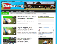 Tablet Screenshot of footballchaos.com